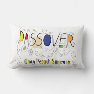 Pesach 13 x 21 Chag Sameach Dekorativ kudde