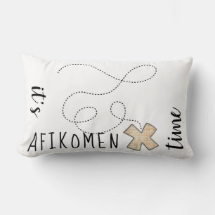 Pesach 13 x 21 Pillow Det är Afikomen Time Lumbarkudde