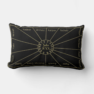 Pesach 13 x 21 Pillow Seder Time Lumbarkudde