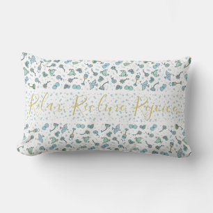 Pesach 13 x 21 Pillow Whimsical Seder Lumbarkudde