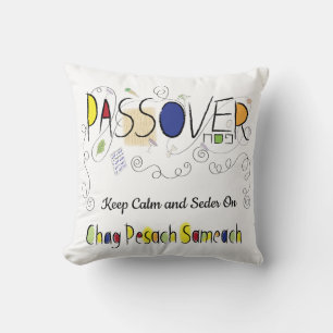 Pesach 16 x 16 Chag Sameach Dekorativ kudde