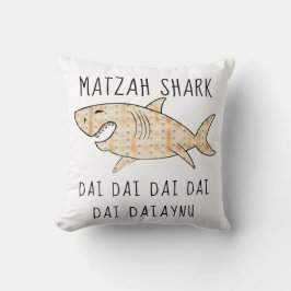 Pesach 16 x 16 Daiaynu Matzah Shark Kudde