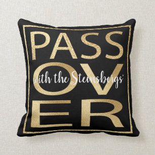 Pesach 16 x 16 Pillow Pesover Classic Guld Kudde