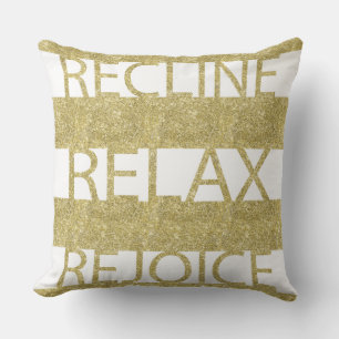 Pesach 20/20"Guld Pillow "Recline Slappna av Rejoi Kudde