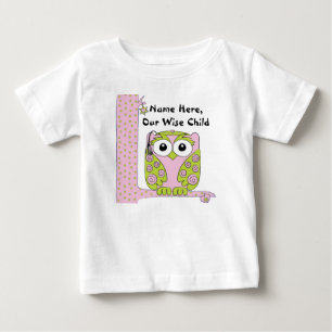 Pesach Baby Rosa/Grönt Shirt"The Wise Child" T Shirt