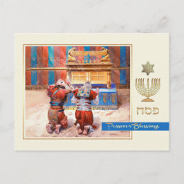 Pesach Blessings. Fin konst Vykort