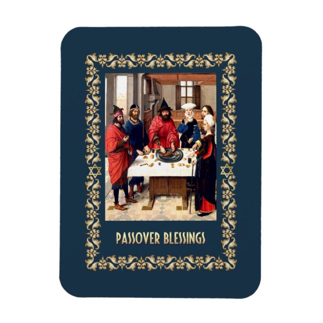 Pesach Blessings. Utvalda konstnärer Magnet (Vertikal)
