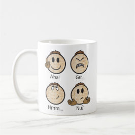 Pesach "De fyra svaren" 11 oz kaffe Mugg