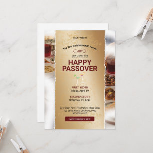 Pesach-evenemangsflygbladsmall Inbjudningar