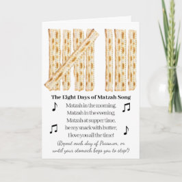 Pesach Funny 8 dagar med Pesach Kort