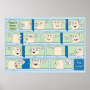 Pesach Funny Joke Poster 20 x 24 Matte Avsluta
