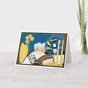 Pesach Greeting Card "Passover Seder Middag" Kort