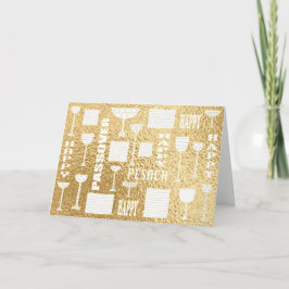 Pesach-hälsningskort "Lycklig Pesach" Kort