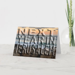 Pesach Jerusalem Strand vykort