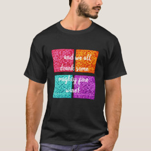 Pesach Manar Mörk Funny T-Shirt MipowerBra Vin
