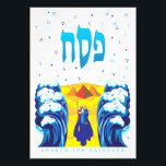Pesach Moses & Israelites' Exodus pop Art Paint Fototryck<br><div class="desc">Pesach-Poster som dekorerats med "Pop Art Modern Abstrakt Illustration Colorful Poster for Passover" är den judiska frihetens helgdag, som hedrar minnet av israelernas utvandring med moséer från slaveri i Egypten. Varje vår, judar från värld runt räknar om Pessings vattendelsberättelse om inlösen vid en festmåltid som heter Seder. Pesach - Pesach...</div>