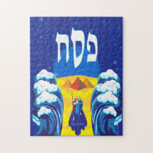 Pesach Moses & Israelites' Exodus pop Art Paint