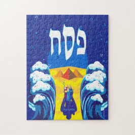 Pesach Moses & Israelites' Exodus pop Art Paint Pussel
