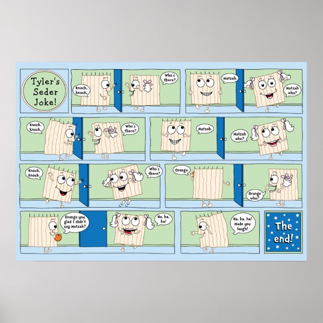 Pesach-nyans-joke Poster 20 x 24-projektionsytans  (Framsidan)