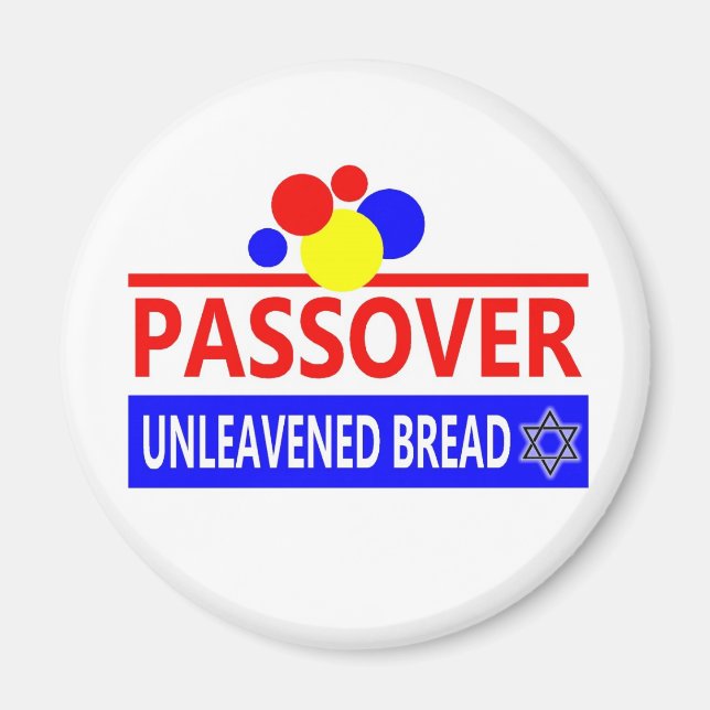 Pesach Oleaved Bread Magnet (Framsidan)