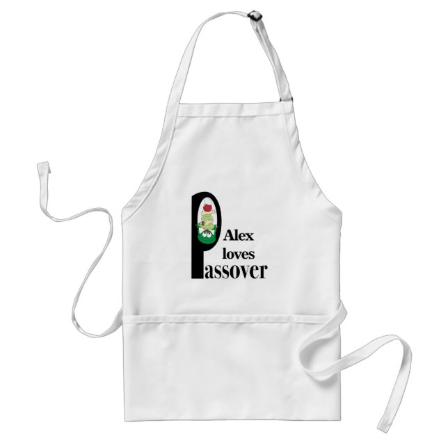 Pesach "P är för Pesach" Standard Apron Förkläde (Framsidan)