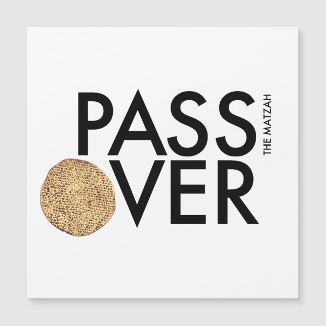 Pesach - PASS the matzah OVER - Seder Pesach (Framsida)