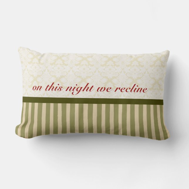 Pesach Recline kudder Lumbarkudde (Framsida)
