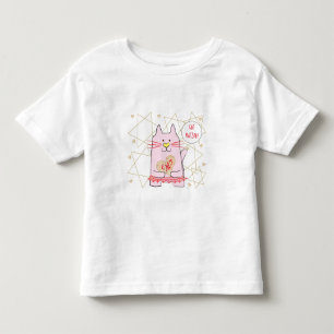Pesach Rosa Cat Ballerina Småbarn T-Shirt
