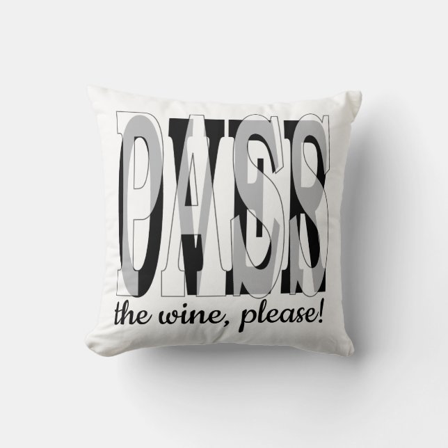 Pesach Seder 16 x 16 Pillow "Pesach the vin" Kudde (Framsida)