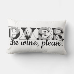 Pesach Seder Lumbar Pillow "Pesach the vin" Lumbarkudde