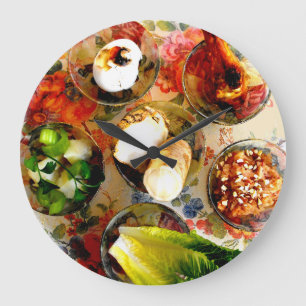 Pesach Seder Plate Stor Klocka
