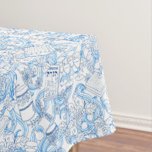 Pesach Tablecloth - Anpassadets storlek - Pesach