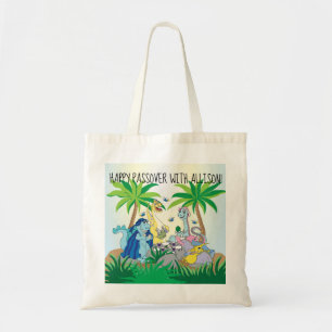 Pesach Tob Bag A Lycklig Dinosaur Seder Tygkasse