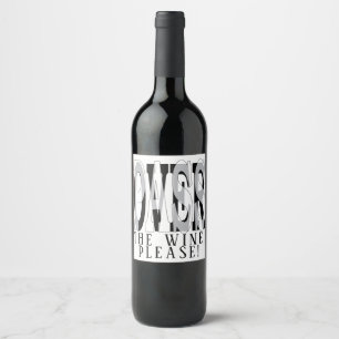 Pesach Vin Flaska-etiketten Passover över Vin Vinflaska Etikett