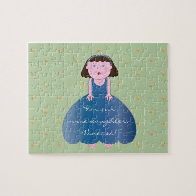 Pesach Wise DaughPuzzle för barn Pussel (Horisontell)