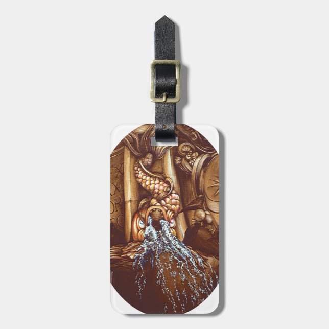 Pesce Bagagebricka (Vertikal Framsida)