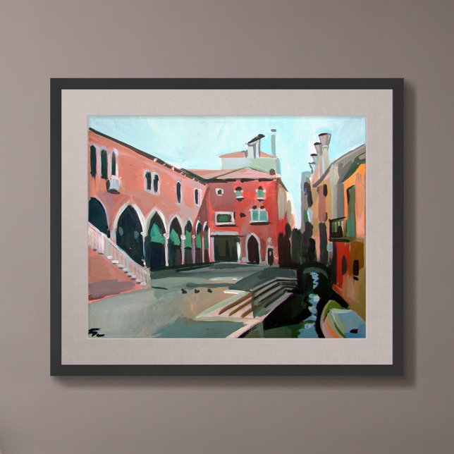 Pescheria di Rialto Painting Poster (Skapare uppladdad)
