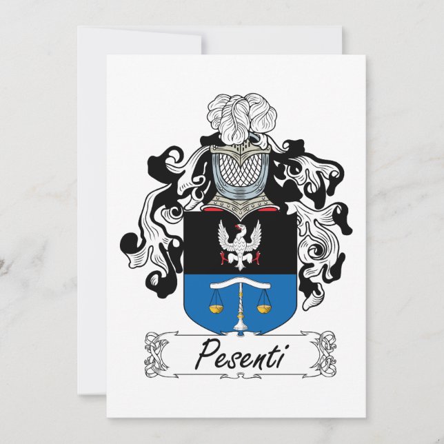Pesenti Family Crest (Framsida)