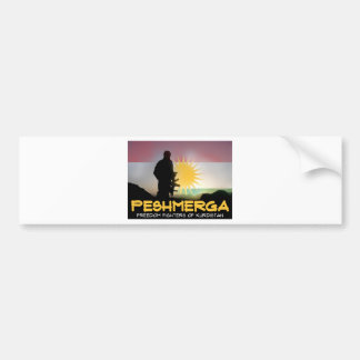 Peshmerga - FRIHETSKÄMPAR AV KURDISTANEN Bildekal