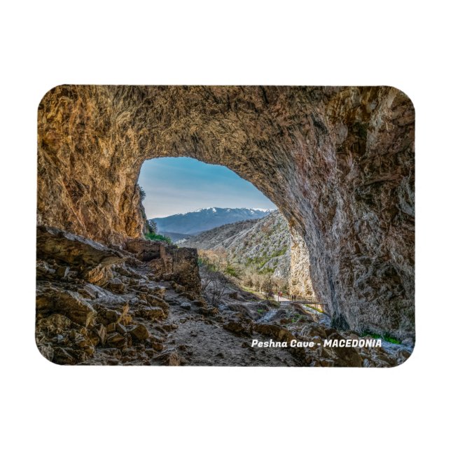 Peshna Cave - MACEDONIA Magnet (Horisontell)