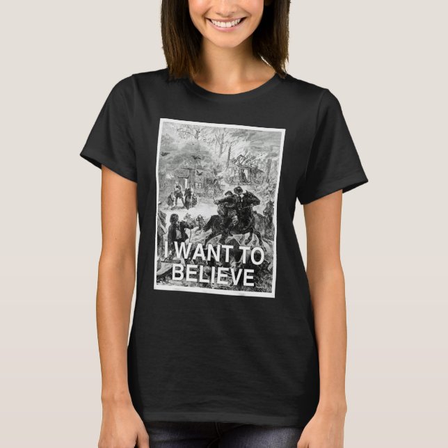 Peshtigo Fire Beli T Shirt (Framsida)