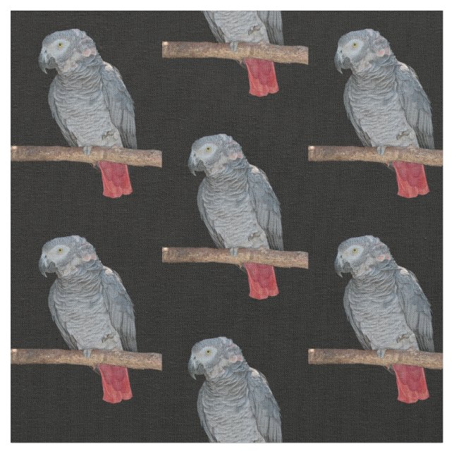 Pesky Parrot Fabric Tyg (Närbild)