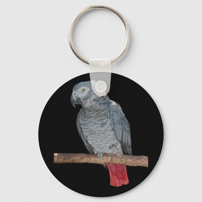 Pesky Parrot Nyckelring (Framsida)