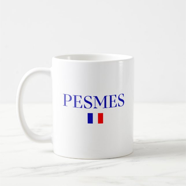 PESMES Frankrike Kaffemugg (Vänster)
