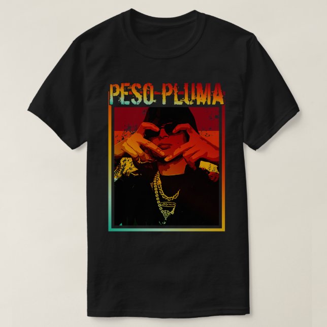 Peso pluma Retro poster T Shirt (Design framsida)