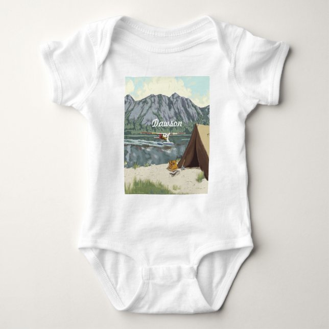 Pesonalised Baby Fisherman Tee Shirt (Framsida)