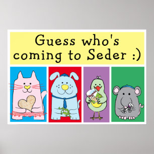 Pessel Seder Poster 20 x 24 Avsluta projektionsyta