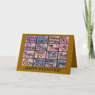 Pessel - Yiddisk Positive Phrases Card Kort