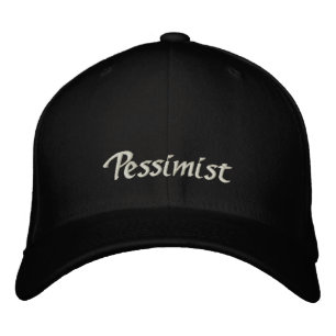 Pessimist Cap/Hat Broderad Keps