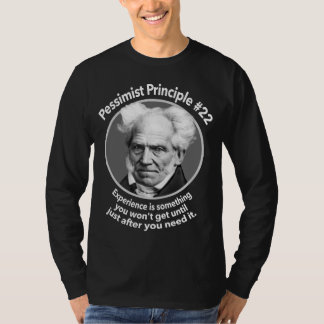 Pessimistisk princip nr 22: Erfarenhet T Shirt